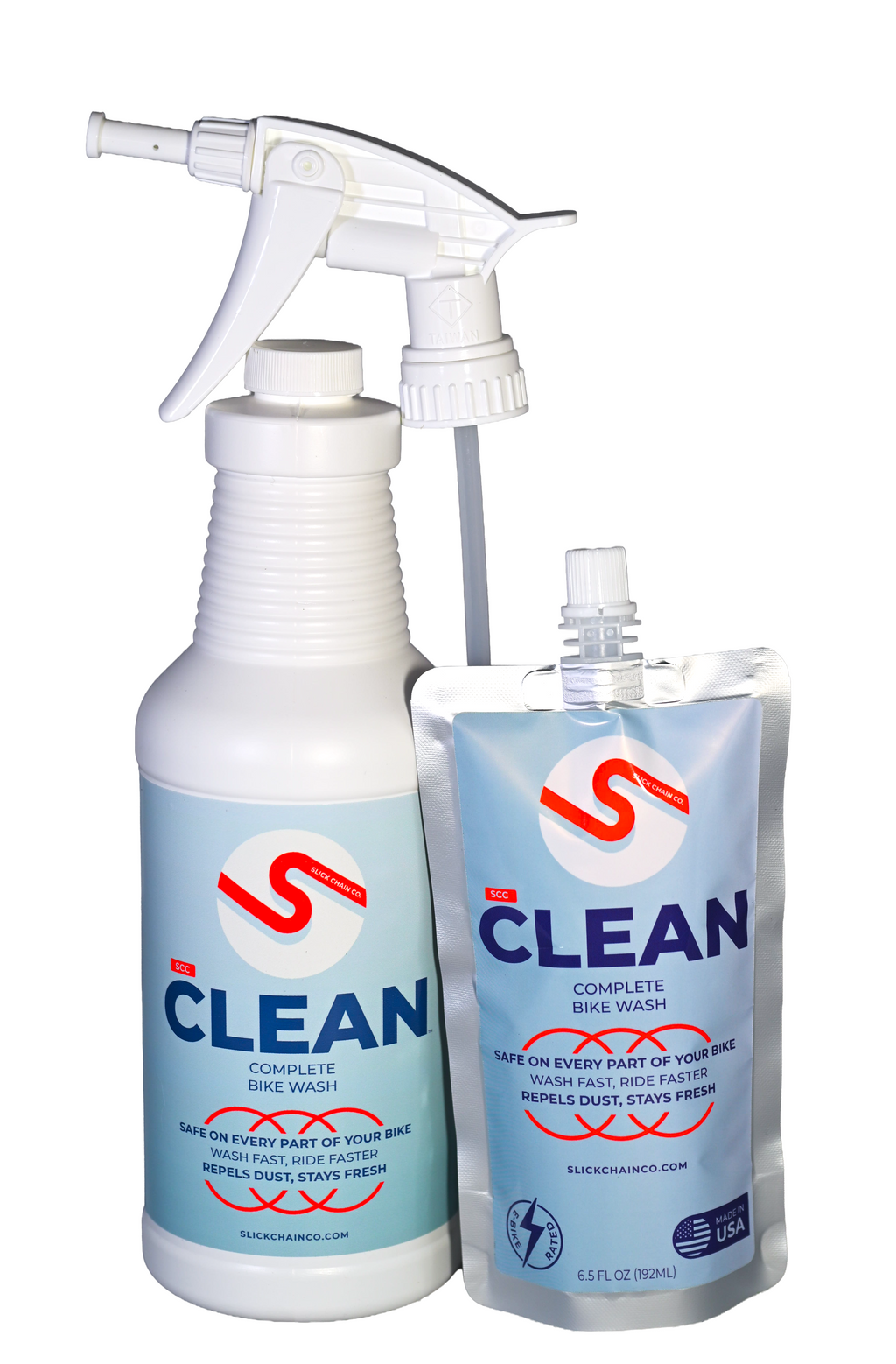 SCC CLEAN Combo Pack 32oz w/ Foaming Sprayer & Concentrate Refill Pack