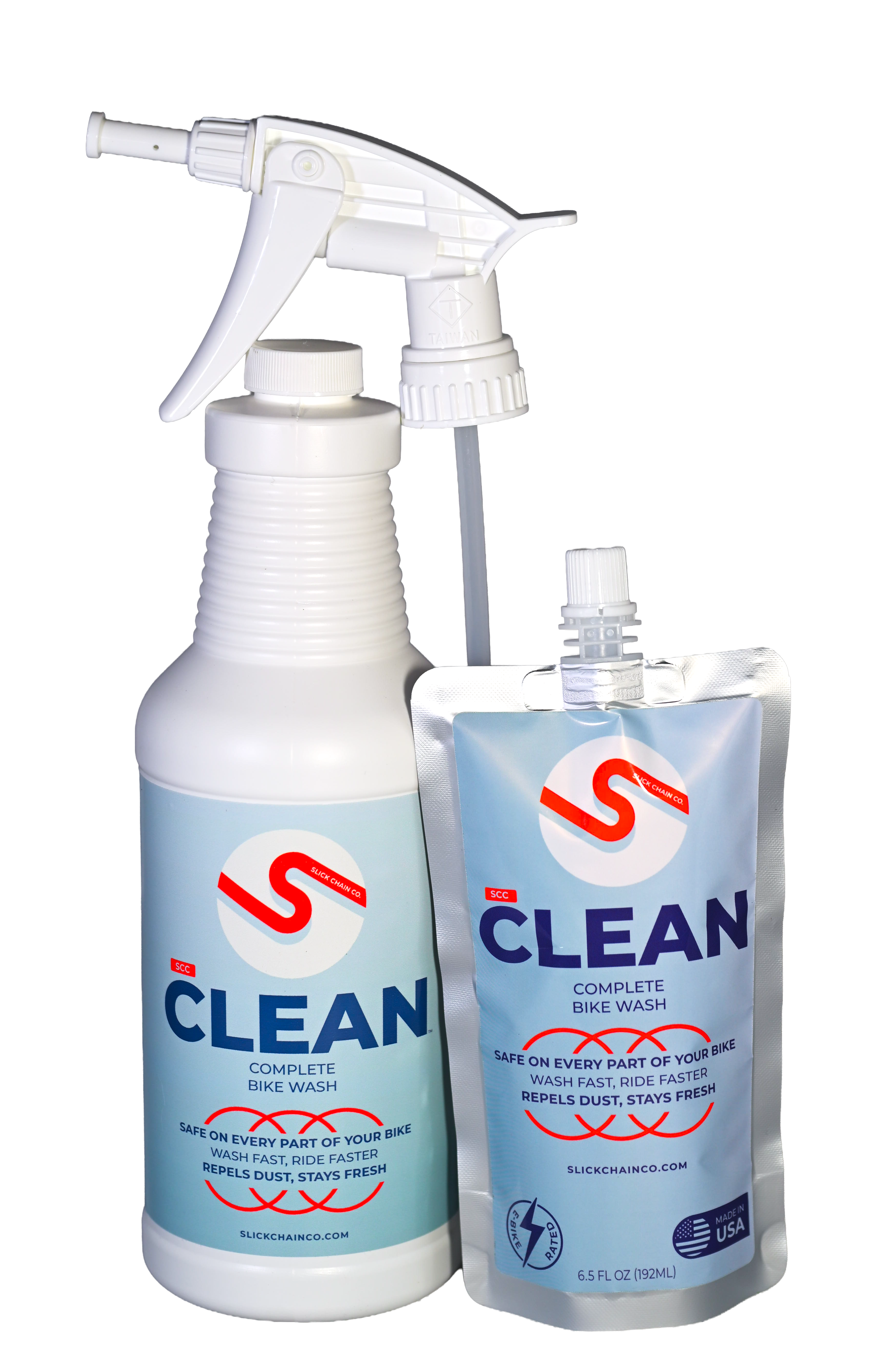 SCC CLEAN Combo Pack 32oz w/ Foaming Sprayer & Concentrate Refill Pack