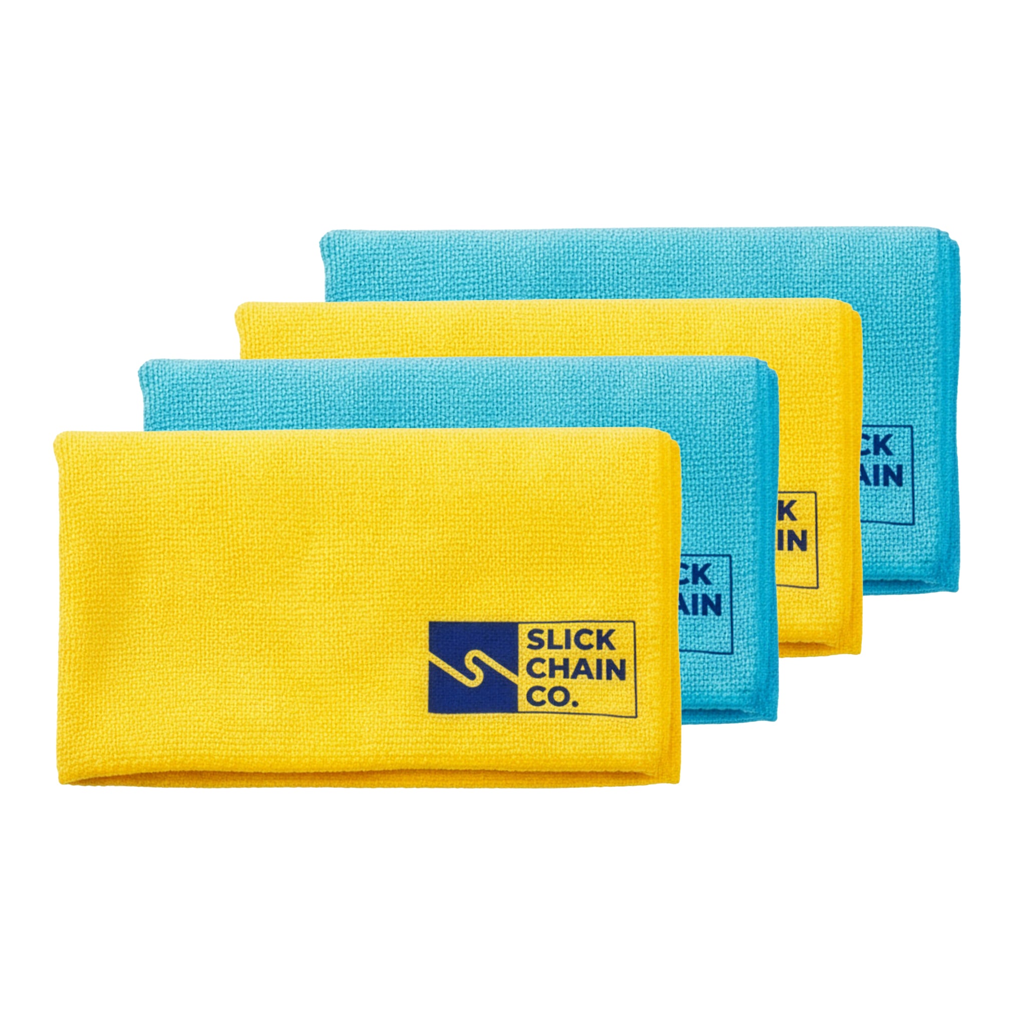 SLICK CHAIN CO. Microfiber Towels (4 Pack)